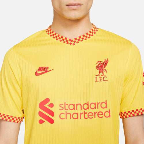 Maillot Liverpool Third 2022 - Jaune - Footkorner