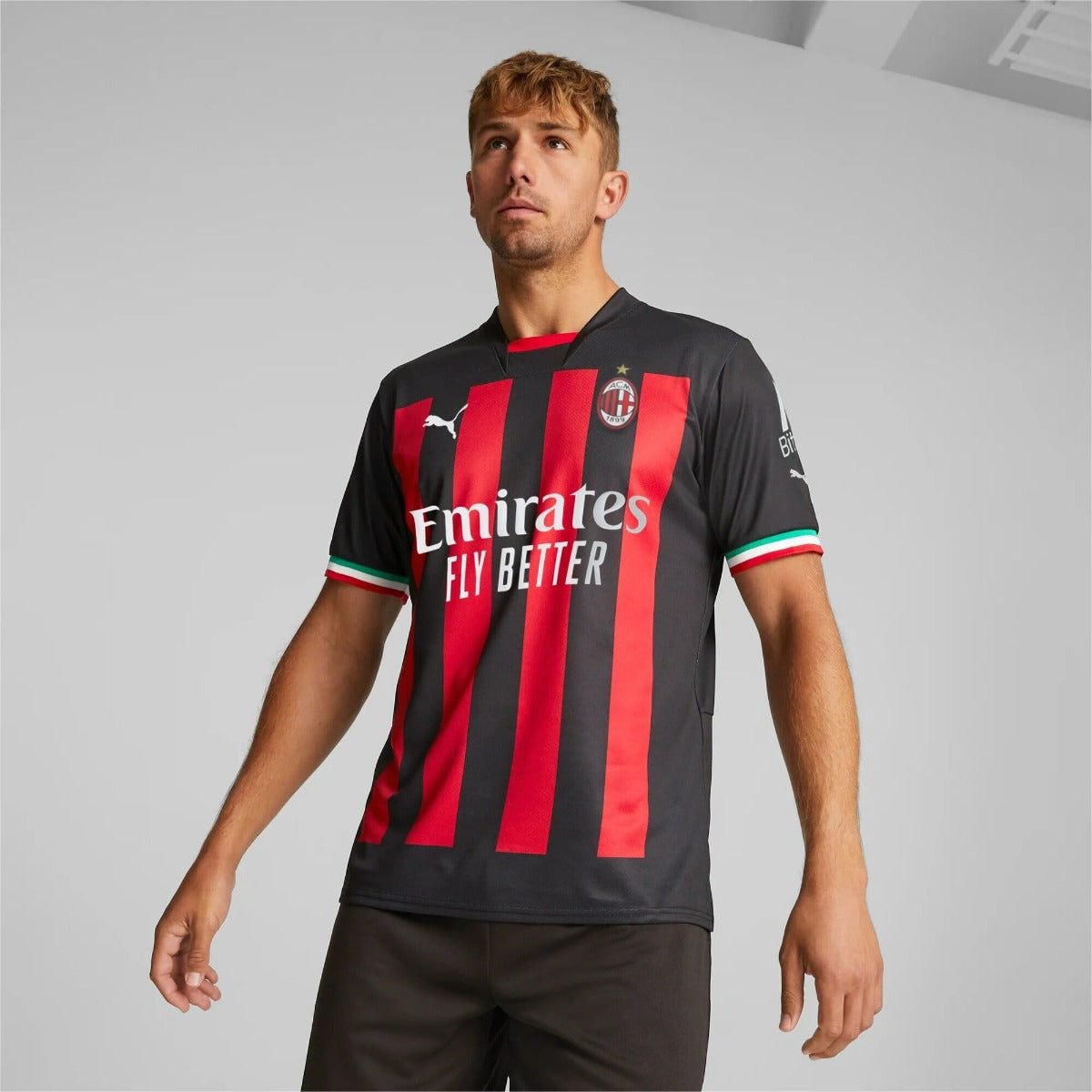 FootkornerMaillot Milan AC Domicile 2022/2023 - Rouge/Noir