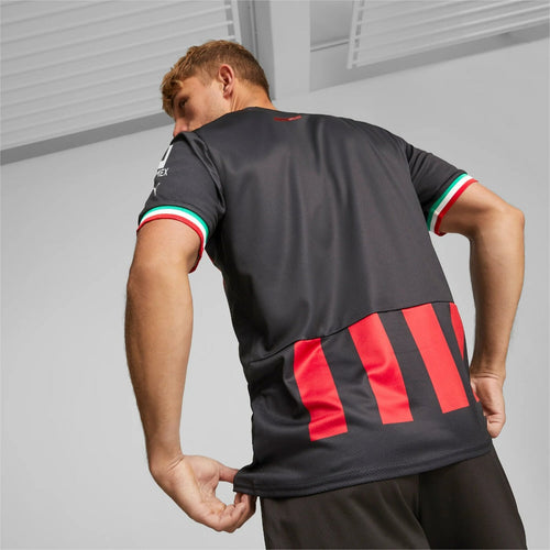 Maillot Milan AC Domicile 2022/2023 - Rouge/Noir - Footkorner