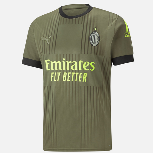 AC Milan Third Shirt 2022/2023 - Green/Black - Footkorner