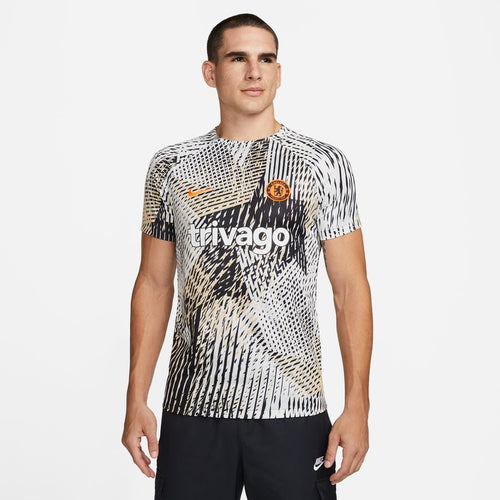 Chelsea Pre-Match Shirt 2022/2023 - Beige/Black/White  - Footkorner