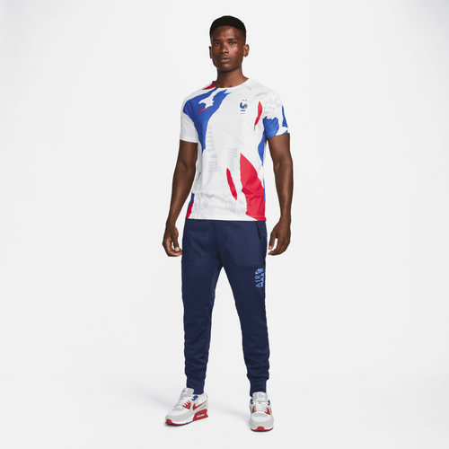 Trikot Équipe de France Pre-Match - Weiß/Blau/Rot - Footkorner
