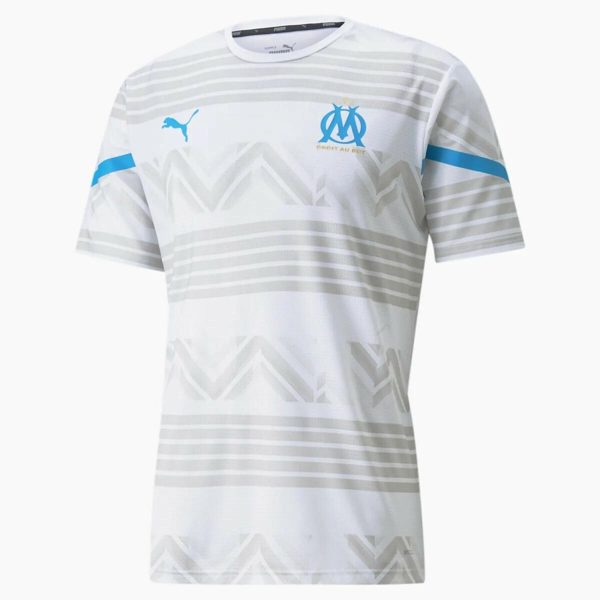 FootkornerCamiseta Pre-Partido OM 2021/2022 - Blanco/Azul