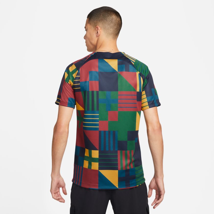 FootkornerPortugal 2022 Pre Match Shirt - Red/Green/Blue