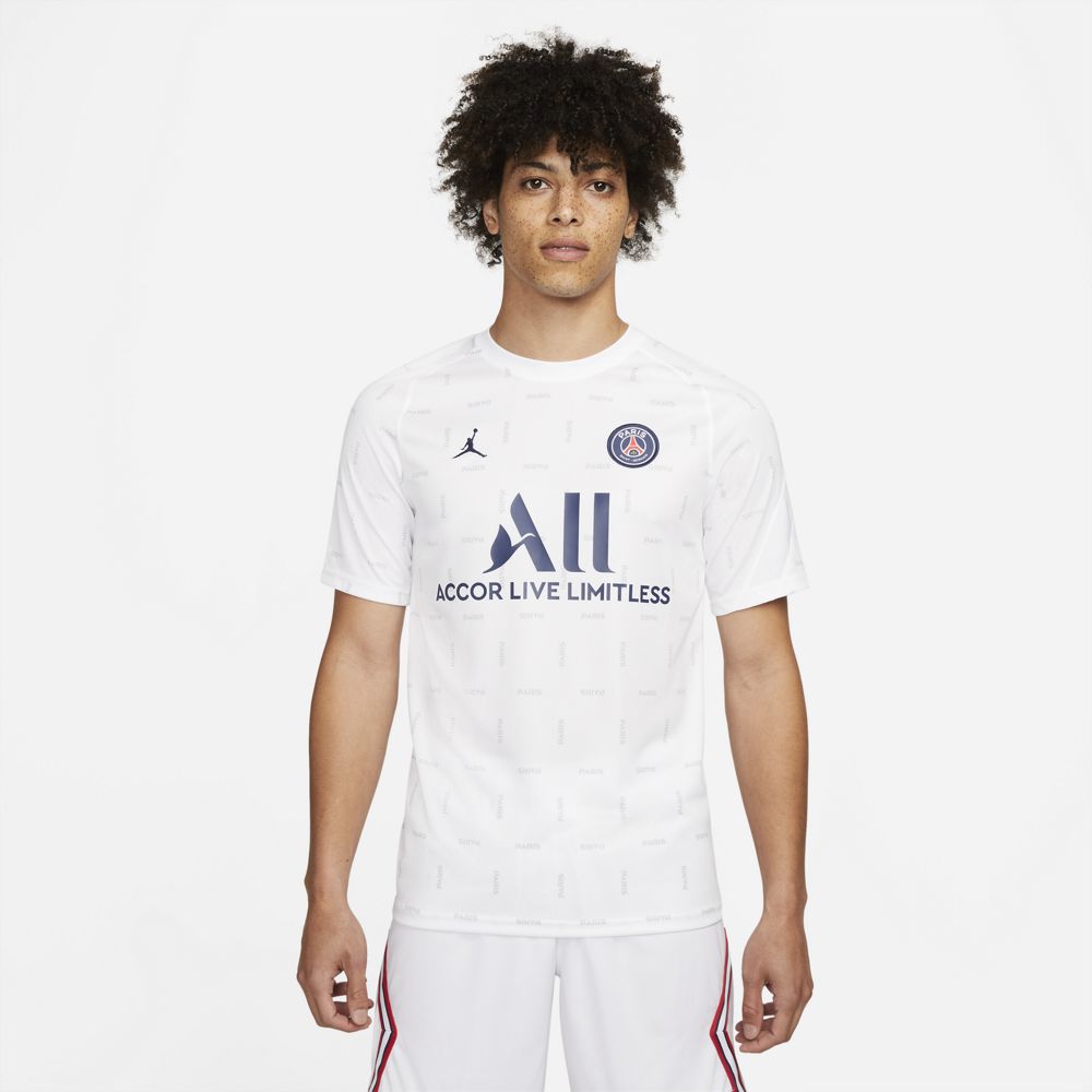FootkornerMaglia pre-partita PSG 2022 - Bianca/Blu 