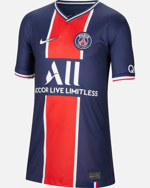 Maillot PSG domicile Junior 2020/2021 - Bleu - Footkorner