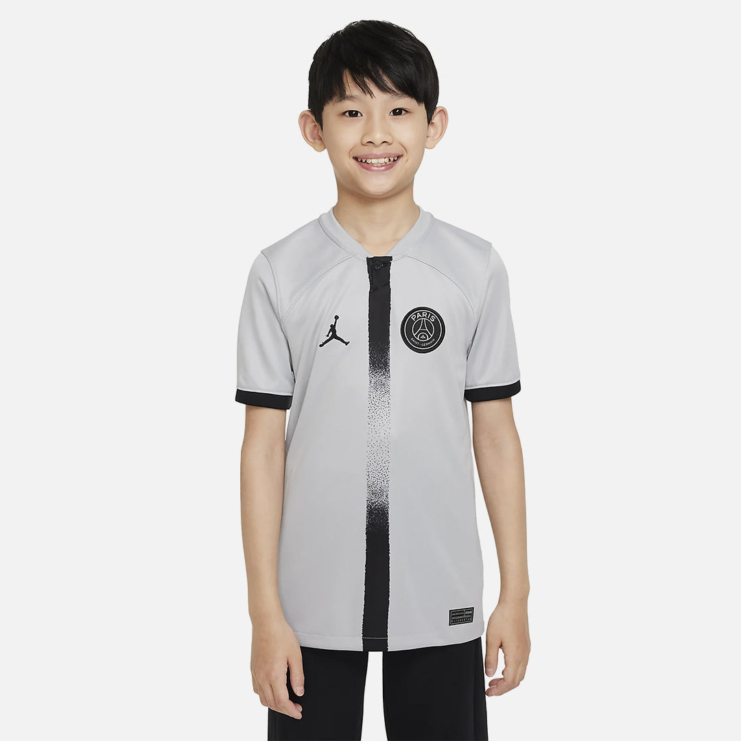 PSG Away Junior Shirt 2022/2023 - Grey/Black 