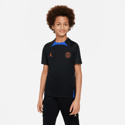 PSG x Jordan Junior Training Shirt 2022/2023 - Black/Blue  - Footkorner