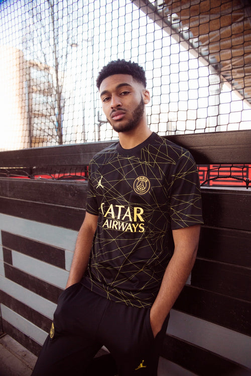 PSG Fourth jersey 2022/2023 - Black/Gold - Footkorner