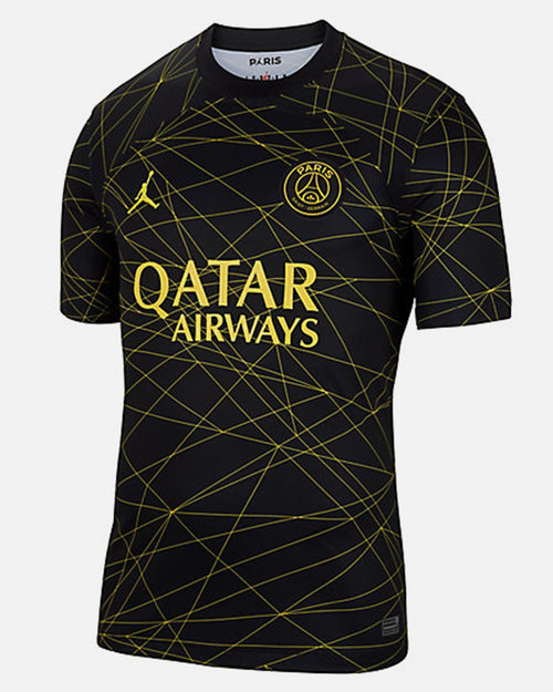 PSG Fourth jersey 2022/2023 - Black/Gold - Footkorner