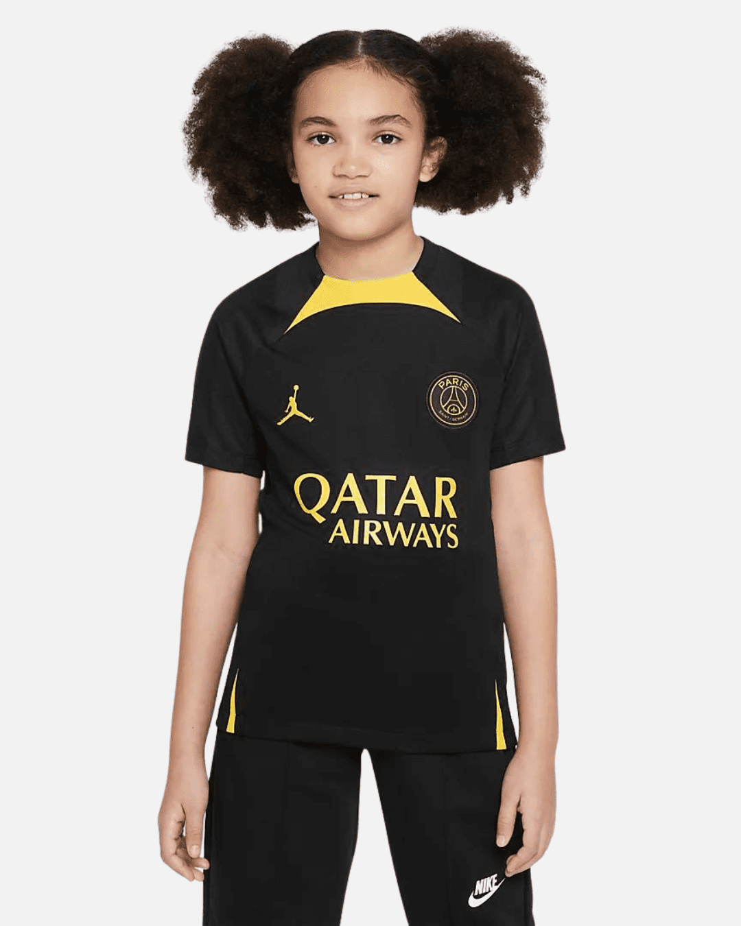 FootkornerMaglia da allenamento PSG Strike Junior - Nero/Giallo