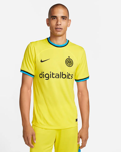Maillot Third Inter Milan- Jaune/Noir/Bleu - Footkorner