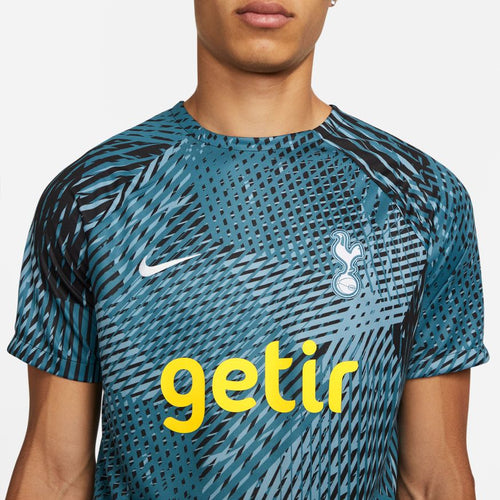 Tottenham Hotspur Pre-Match Shirt 2022/2023 - Blue/Black - Footkorner