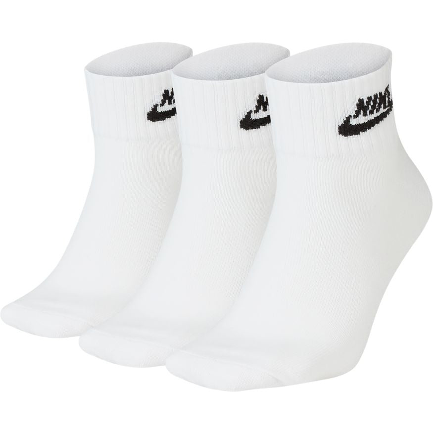 FootkornerPack de 3 paires de chaussettes Nike - Blanc/Noir