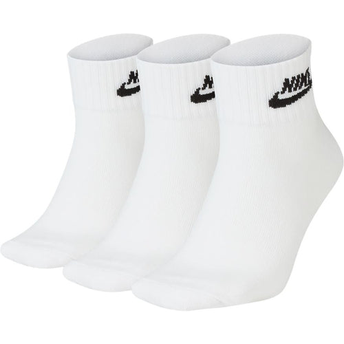 Pack de 3 paires de chaussettes Nike - Blanc/Noir - Footkorner