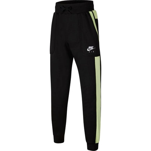 Nike Air Fleece Junior Joggers - Black/Fluo - Footkorner