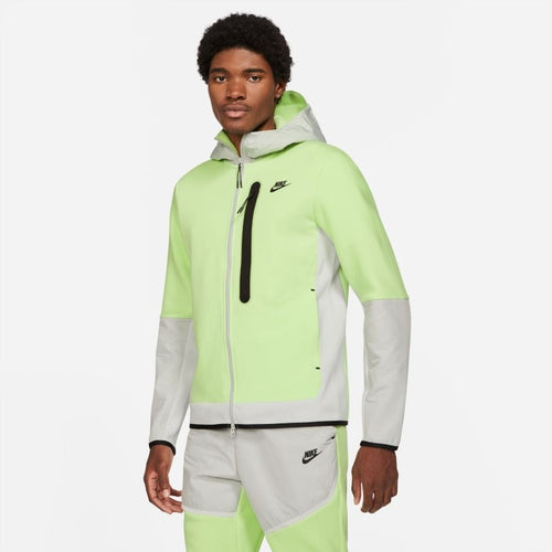 Veste Nike Tech Fleece - Gris/Pistache - Footkorner