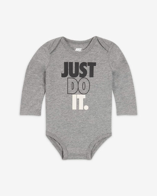 Nike Baby Just do It Body 3er-Pack – Schwarz/Weiß/Grau - Footkorner