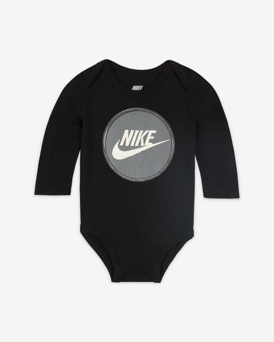 FootkornerNike Baby Just do It Body 3er-Pack – Schwarz/Weiß/Grau