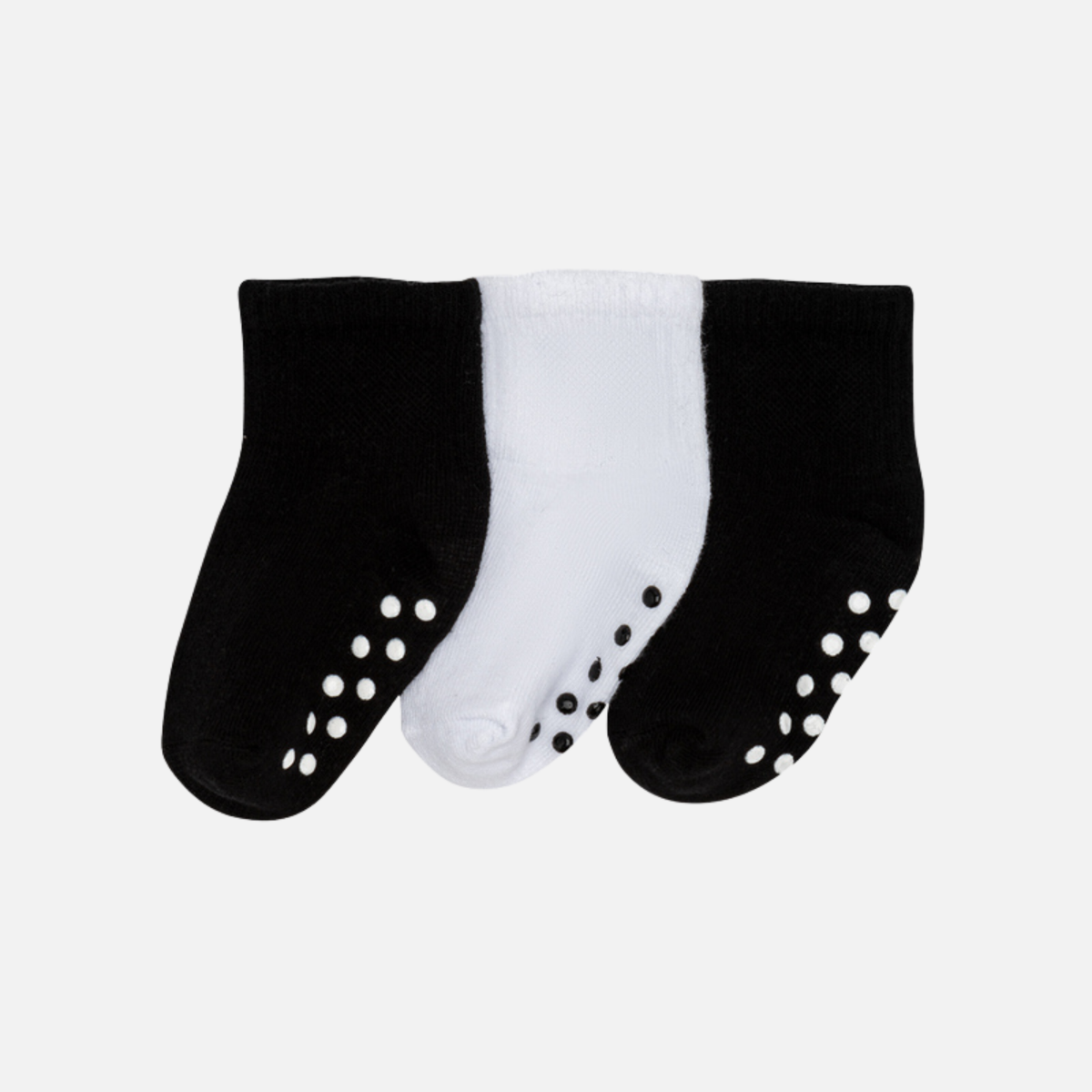 Calzini Nike Sportswear per neonati, confezione da 3 - neri/bianchi
