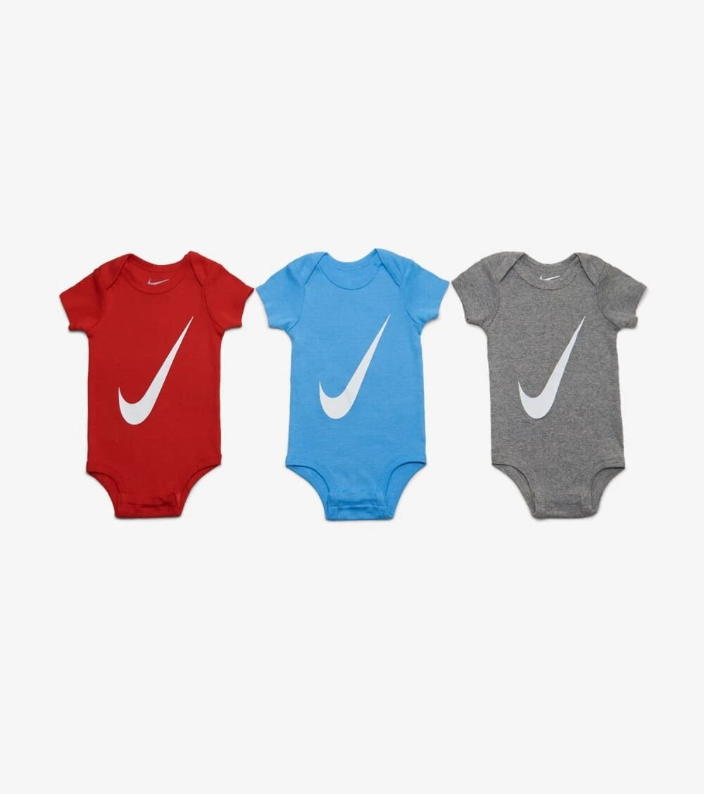FootkornerPack de 3 body Nike Sportswear - Rouge/Bleu/Gris