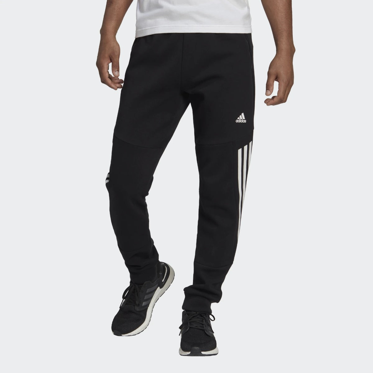 Pantalon Adidas à 3 bandes Future Icons - Noir/Blanc