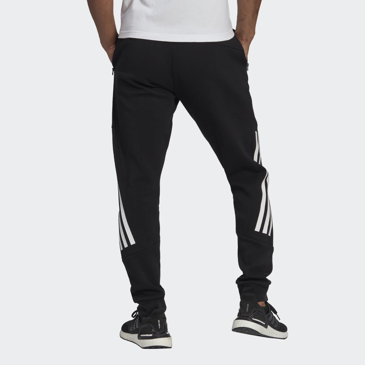 Pantalon Adidas à 3 bandes Future Icons - Noir/Blanc