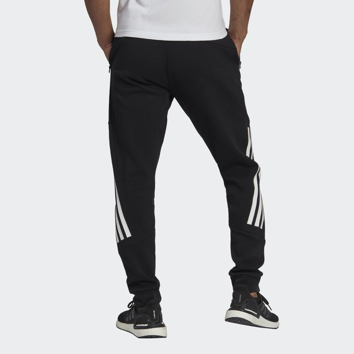 Adidas 3 Stripe Pants Future Icons - Black/White