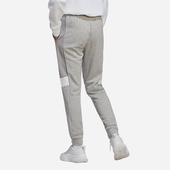 Pantaloni Adidas Essentials Colorblock - Grigio/Bianco