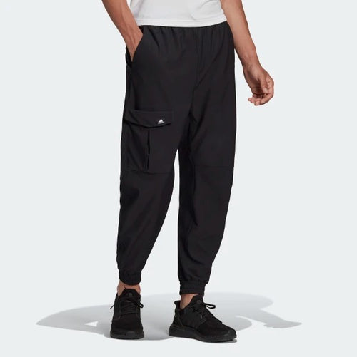 Adidas Sportswear Cargo Twill Pants - Black - Footkorner