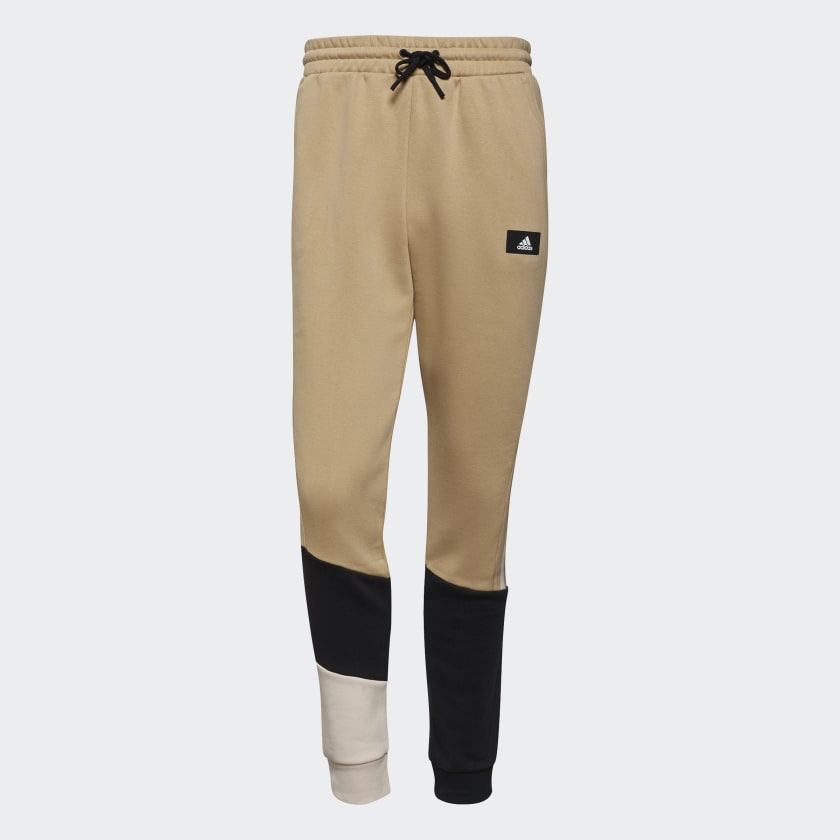 Pantalon Adidas Sportswear Colorblock - Beige/Noir