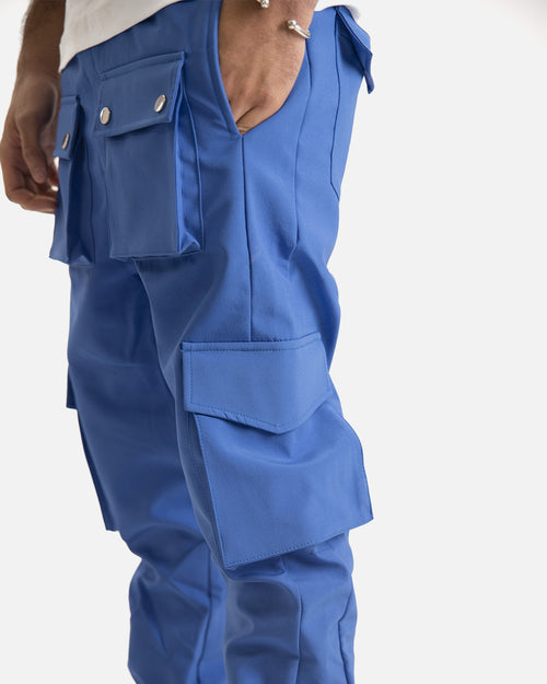 Pantaloni cargo ADJ - blu - Footkorner