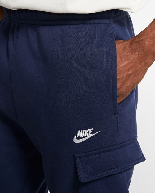 Nike Sportswear Fleece Cargo Pants - Navy - Footkorner
