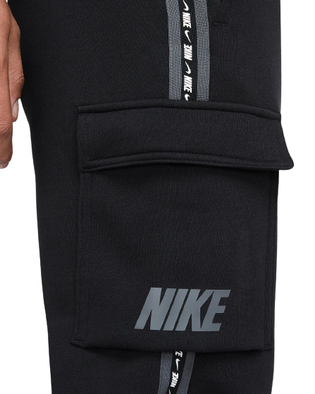 Pantalon Cargo Nike Sportswear Fleece - Noir/Gris - Footkorner
