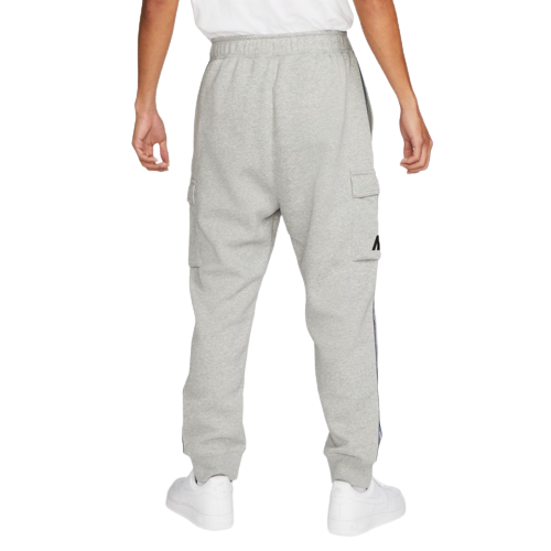 Pantaloni Nike Sportswear Fleece Cargo - Grigio/Bianco/Blu