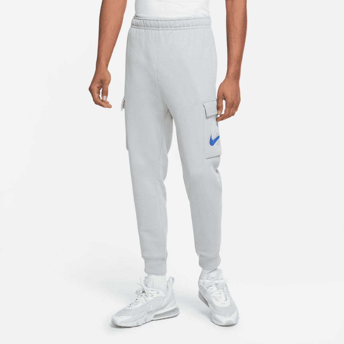 Pantaloni cargo Nike Sportswear - grigio/blu