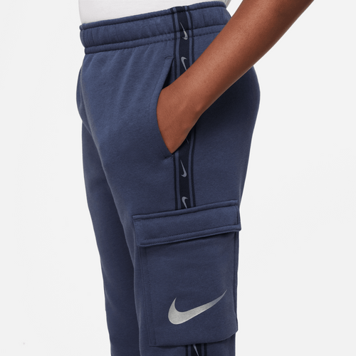 Pantalon Cargo Nike Sportswear Tech Fleece Junior - Bleu/Noir - Footkorner