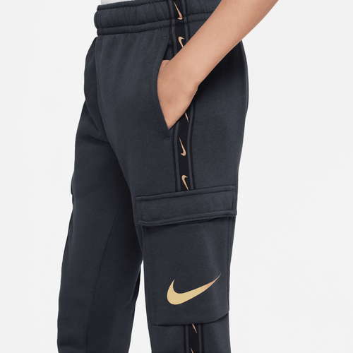 Pantalon Cargo Nike Sportswear Tech Fleece Junior - Gris/Doré - Footkorner