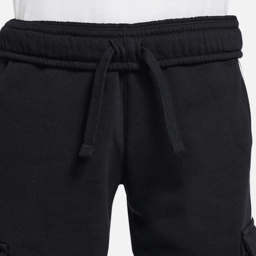 Pantalon Cargo Nike Sportswear Tech Fleece Junior - Noir/Blanc - Footkorner