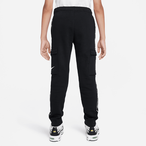Pantalon Cargo Nike Sportswear Tech Fleece Junior - Noir/Blanc - Footkorner