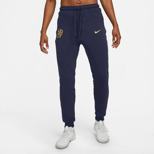 Chelsea Travel Trousers - Blue/Yellow  - Footkorner