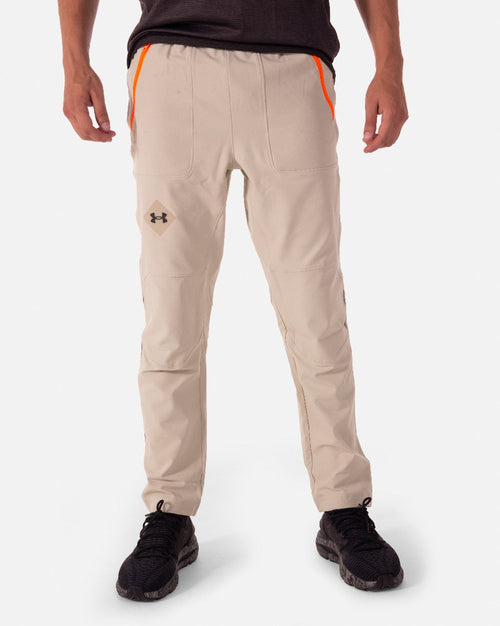 Pantalon court Under Armour Terrain Unstoppable - Beige - Footkorner