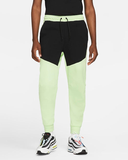 Pantalon jogging Nike Tech Fleece - Vert/Noir - Footkorner