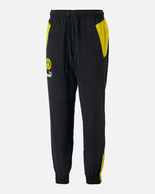 Pantalón de entrenamiento del Dortmund 2022/2023 - Negro/Amarillo - Footkorner