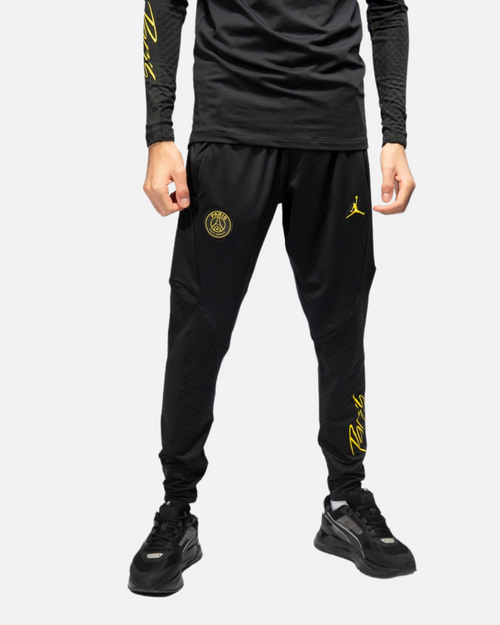 Pantaloni da allenamento PSG - Nero/Giallo - Footkorner