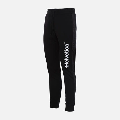 Pantalones de chándal Helvetica Farel - Negro/Blanco - Footkorner