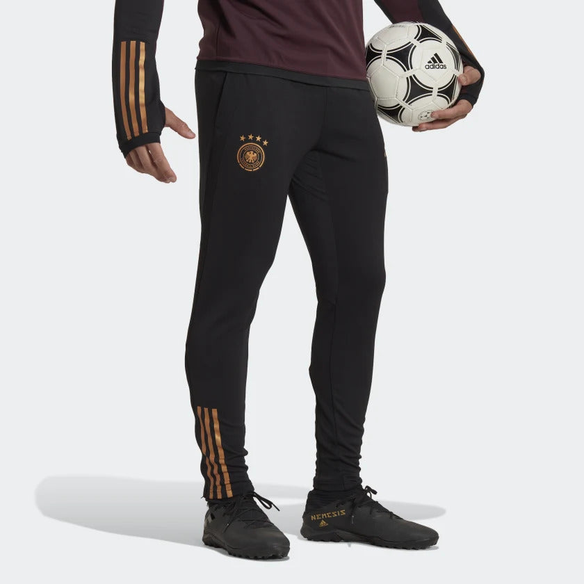 Pantalón de entrenamiento Alemania 2022 - Negro/Dorado