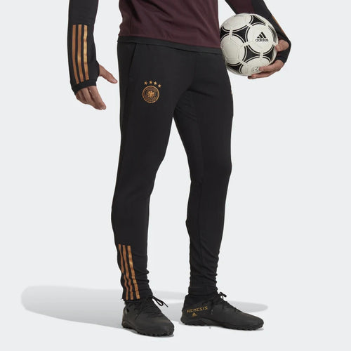 Pantaloni da allenamento della Germania - Nero/Oro  - Footkorner
