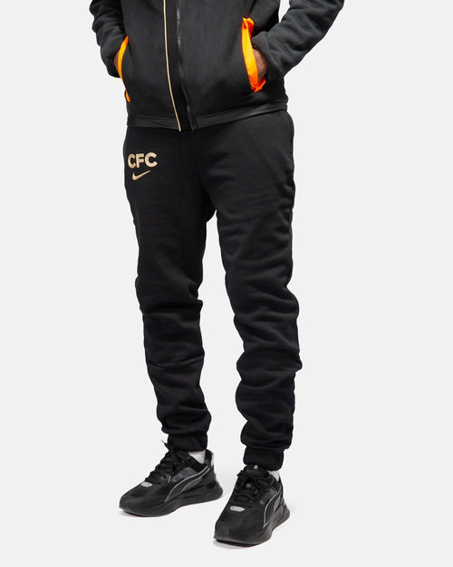 Pantalón de entrenamiento Chelsea - Negro/Dorado - Footkorner