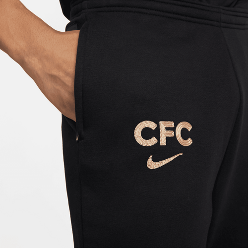 Pantalón de entrenamiento Chelsea - Negro/Dorado - Footkorner